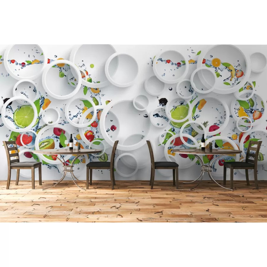 Halkalar Meyve Şöleni Duvar Kağıdı