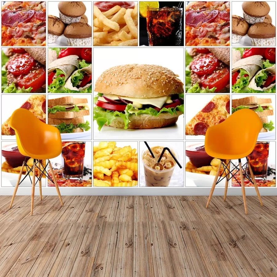 Fast Food Duvar Posteri