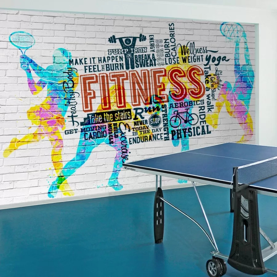 Spor Salonu Fitness Duvar Kağıdı