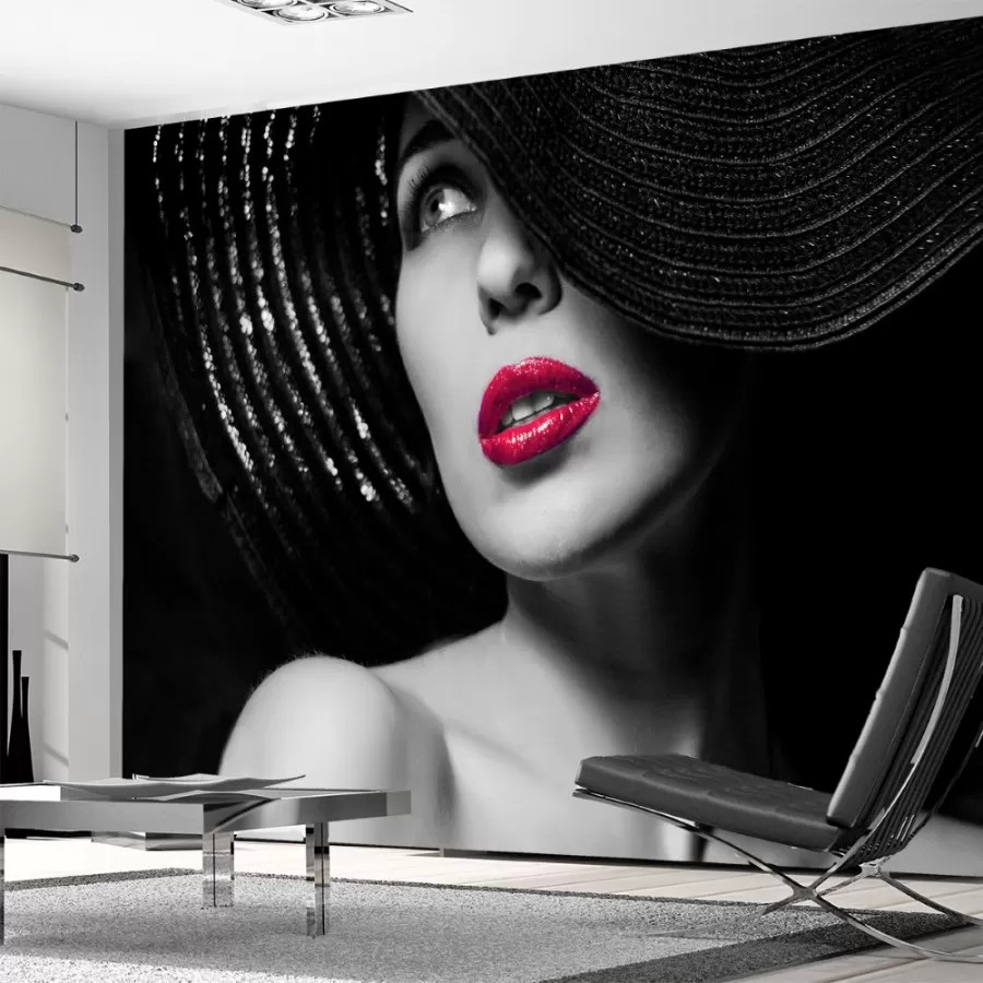 Gizemli Şapkalı Kadın Duvar Kağıdı