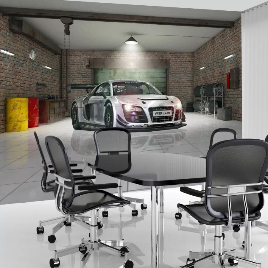 Gri Audi Duvar Kağıdı