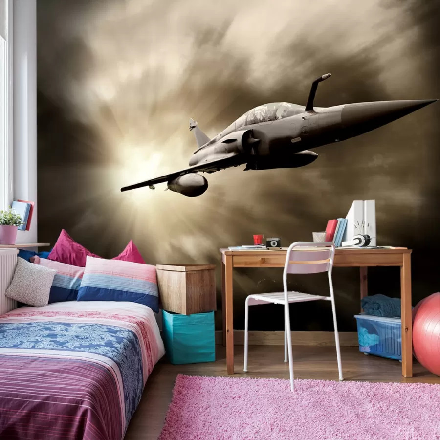 Savaş Jeti 3D Duvar Kağıdı