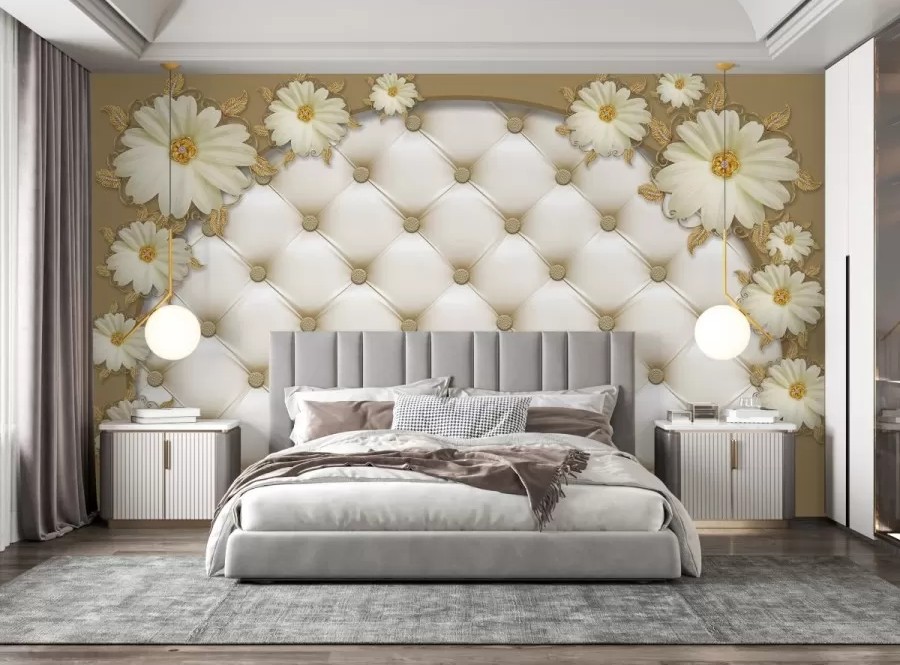 Yatak Odası Yatak Arkası Duvar Kağıdı B2201