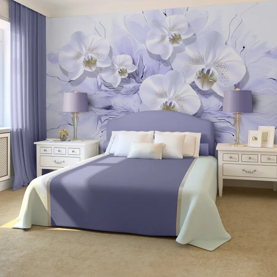  3D Çiçekli Duvar Posteri